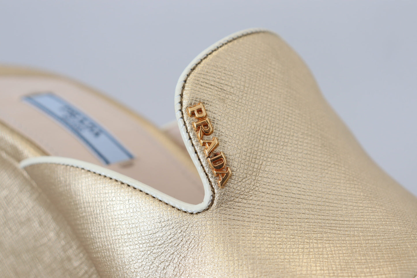 Elegant Gold Leather Wedge Sandals