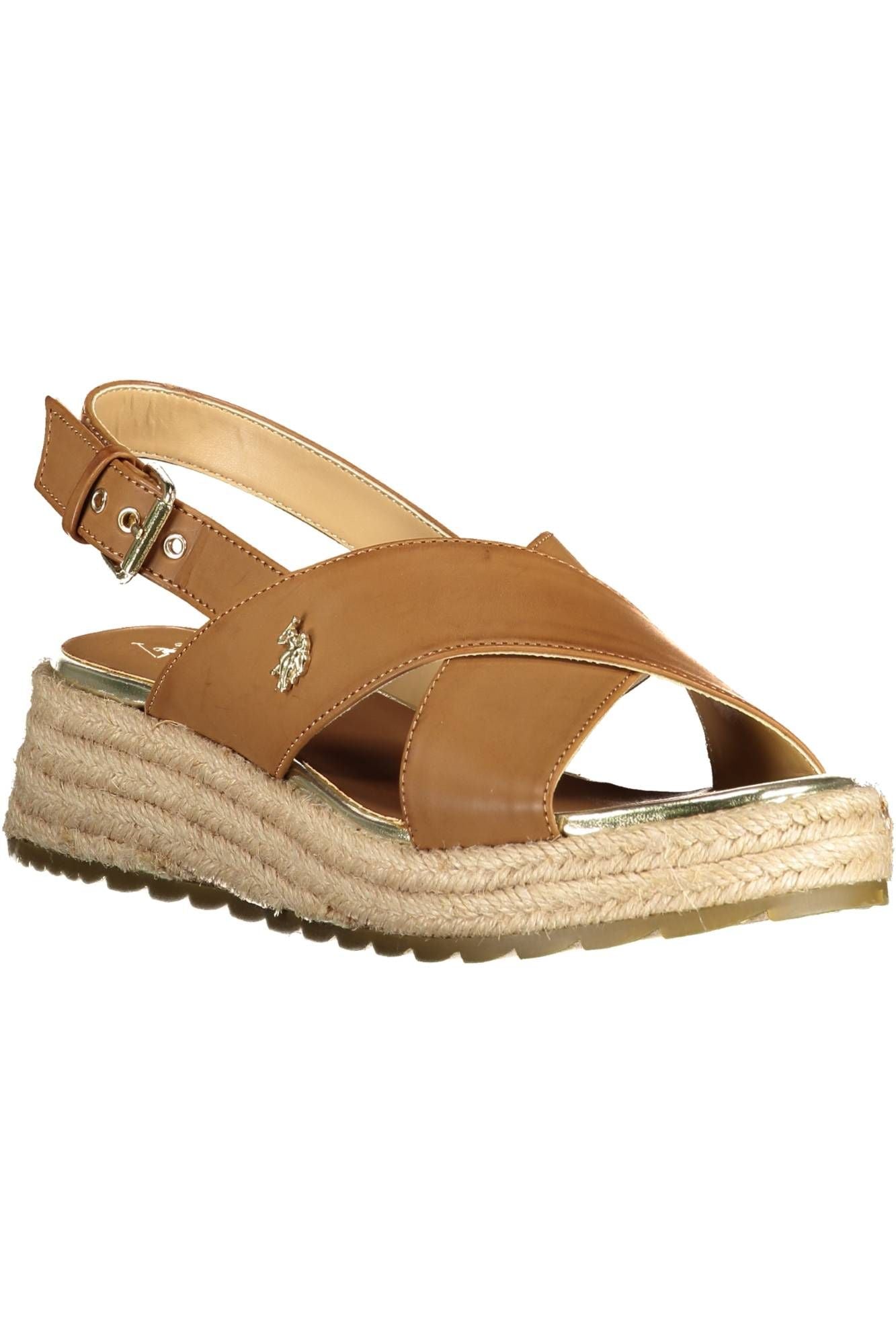 Brown Eco Leather Sandal