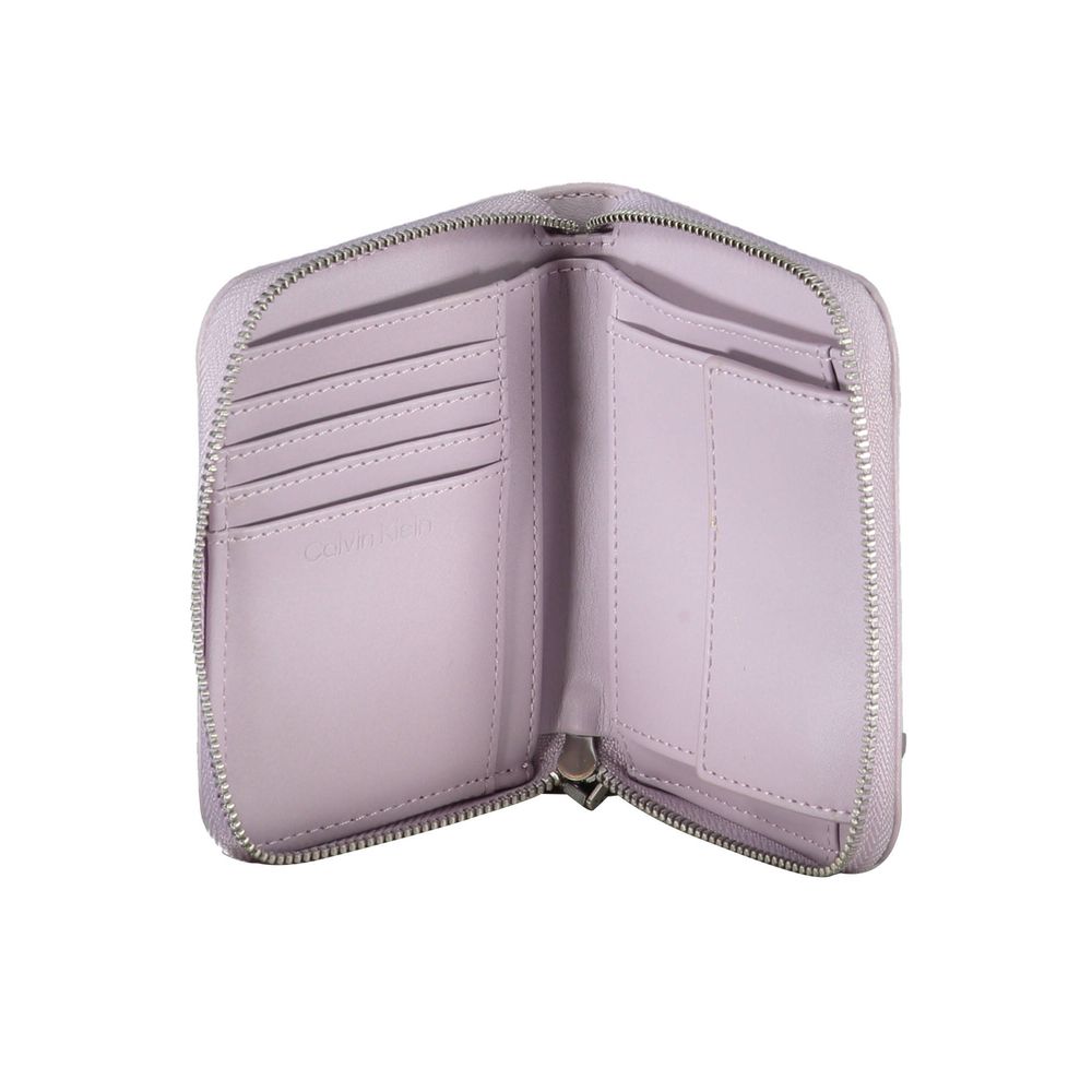 Purple Polyester Wallet