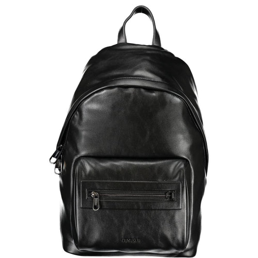 Black Polyester Backpack