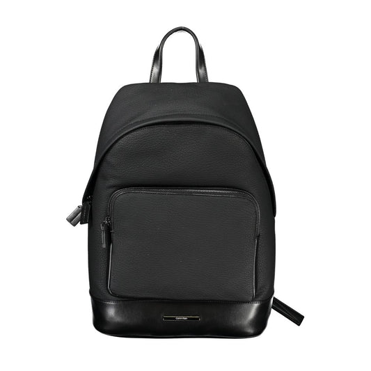 Black Polyester Backpack