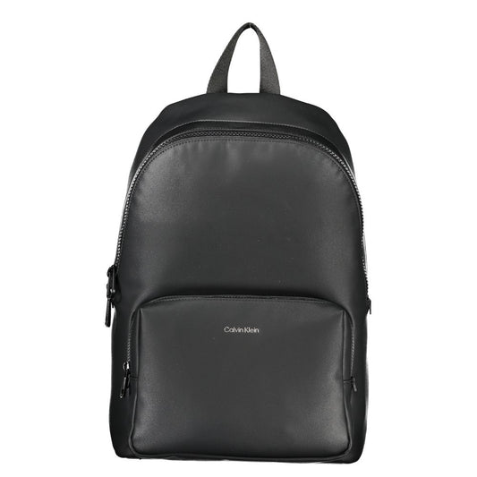 Black Polyester Backpack