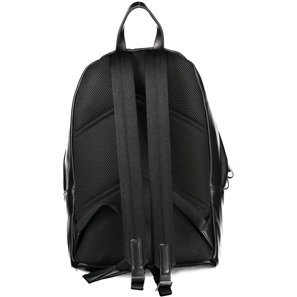 Black Polyester Backpack