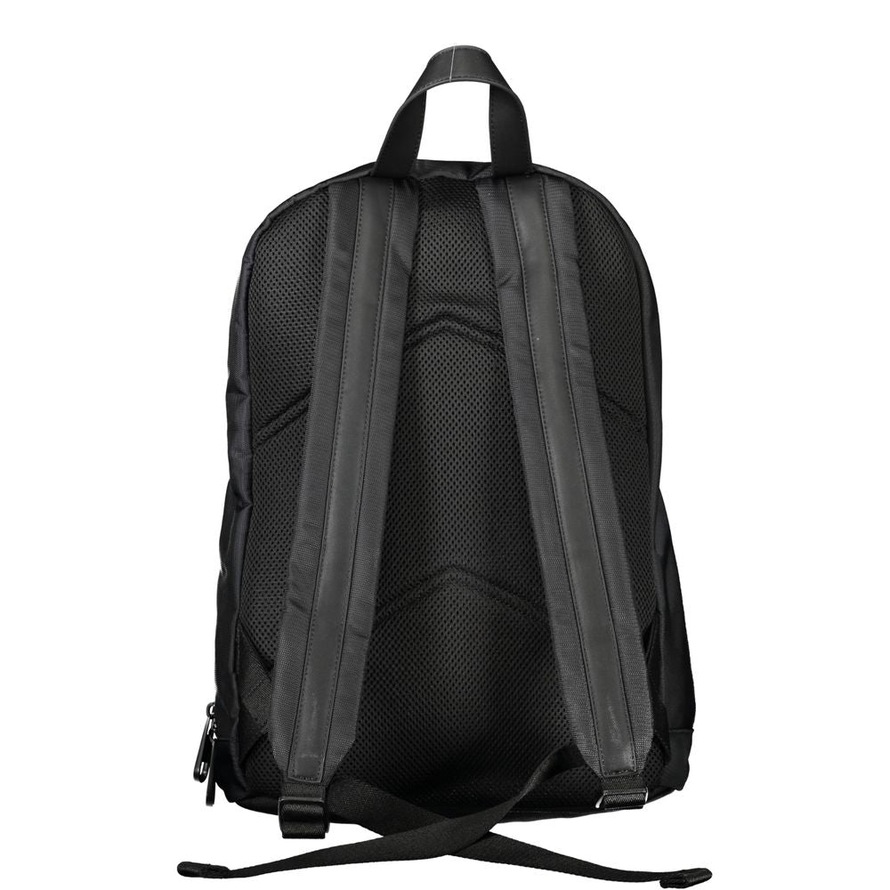 Black Polyester Backpack