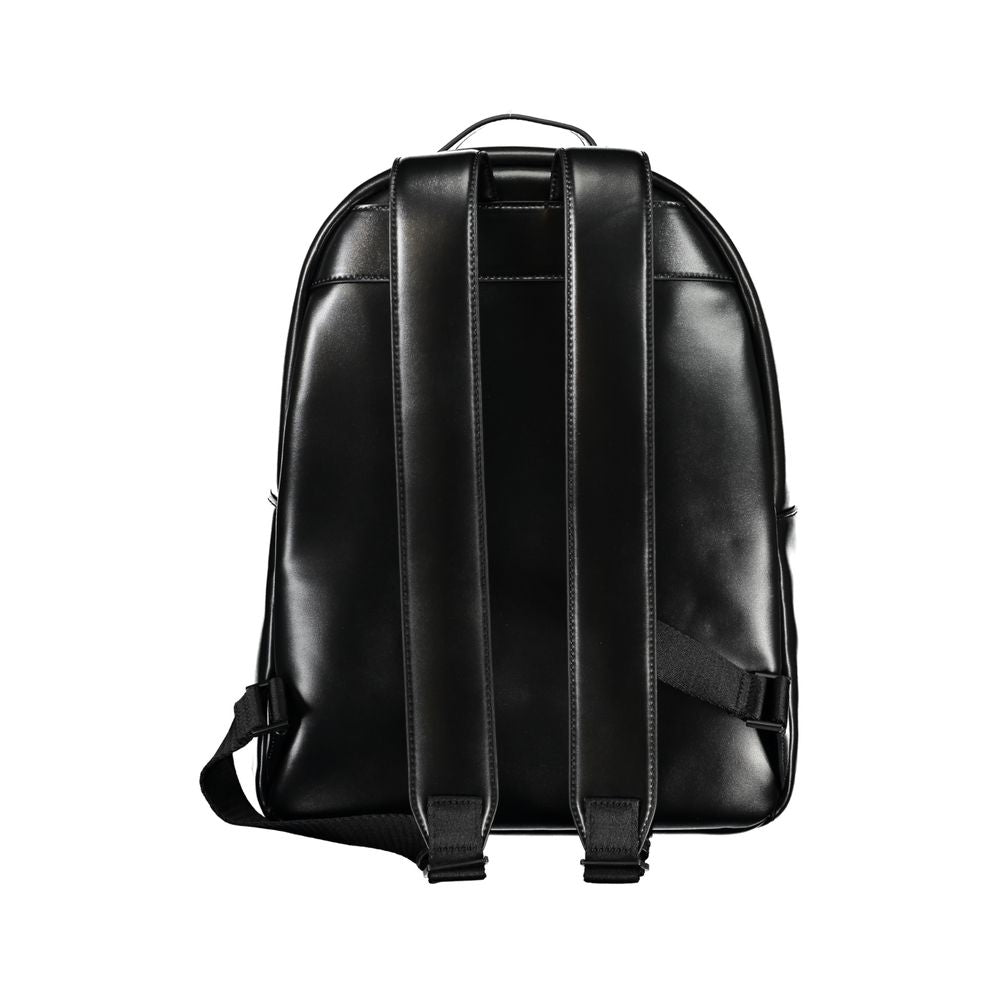 Black Polyester Backpack