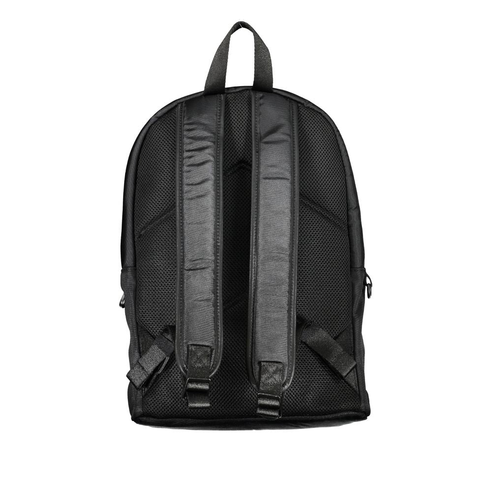 Black Polyester Backpack