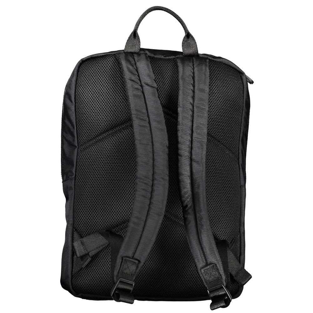 Black Polyester Backpack