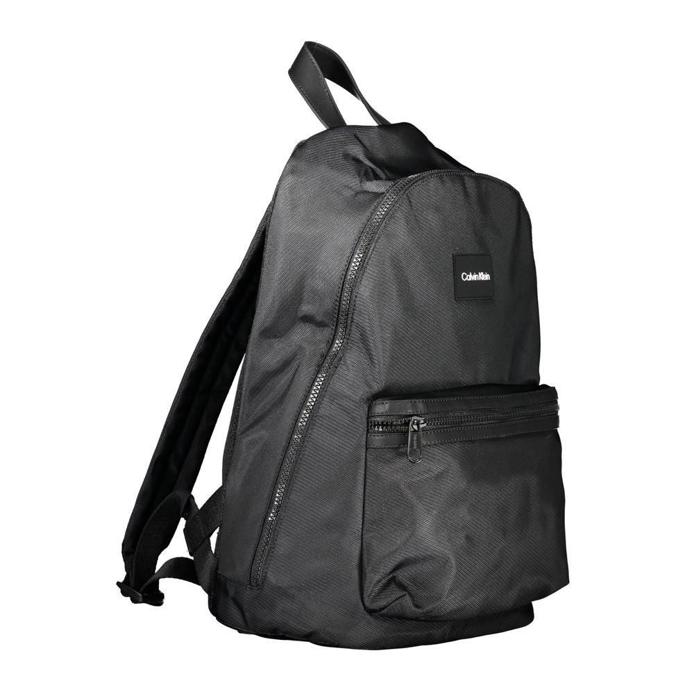 Black Polyester Backpack