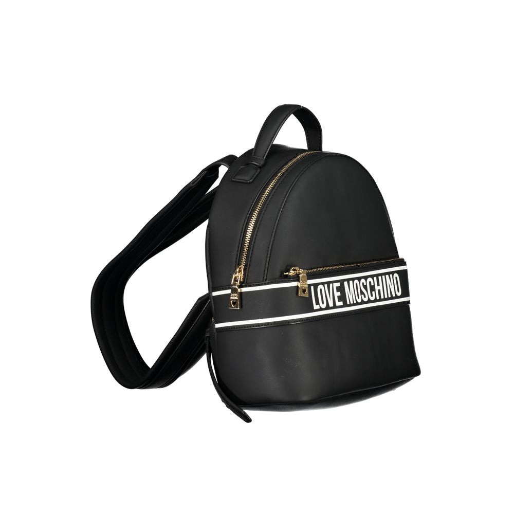 Black Polyethylene Backpack