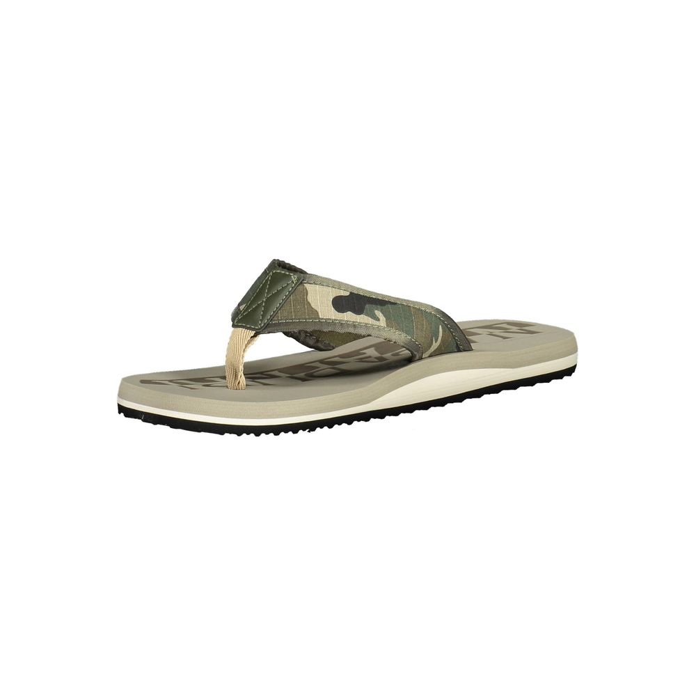 Beige Polyester Sandal