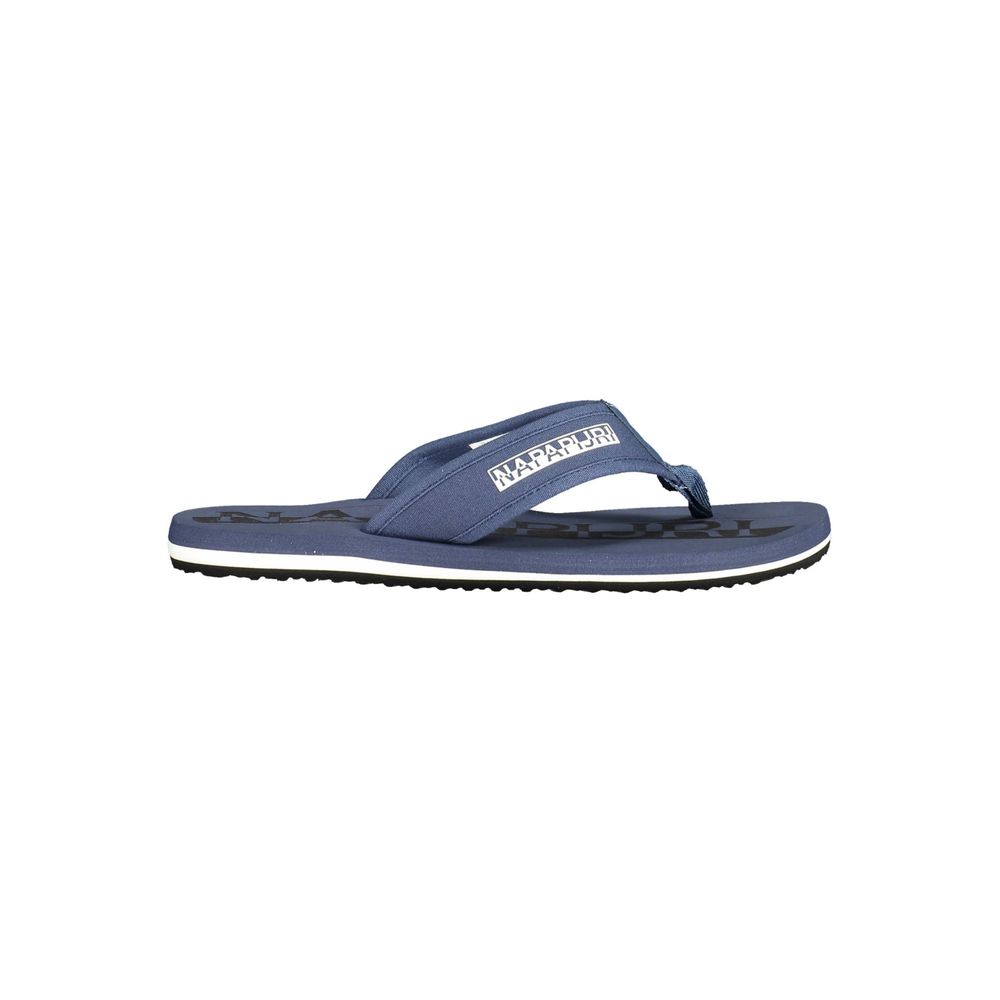 Blue Polyester Sandal