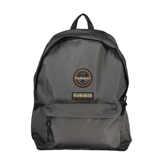 Gray Cotton Backpack