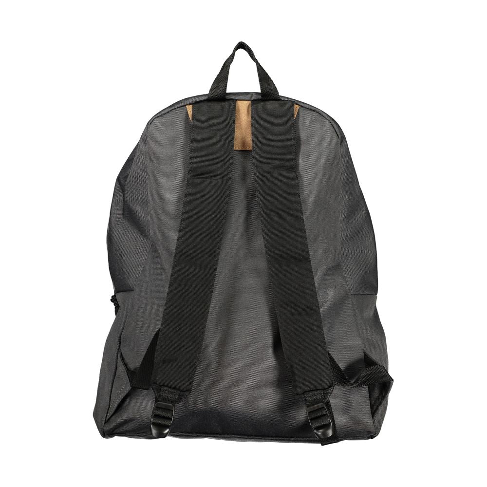 Gray Cotton Backpack