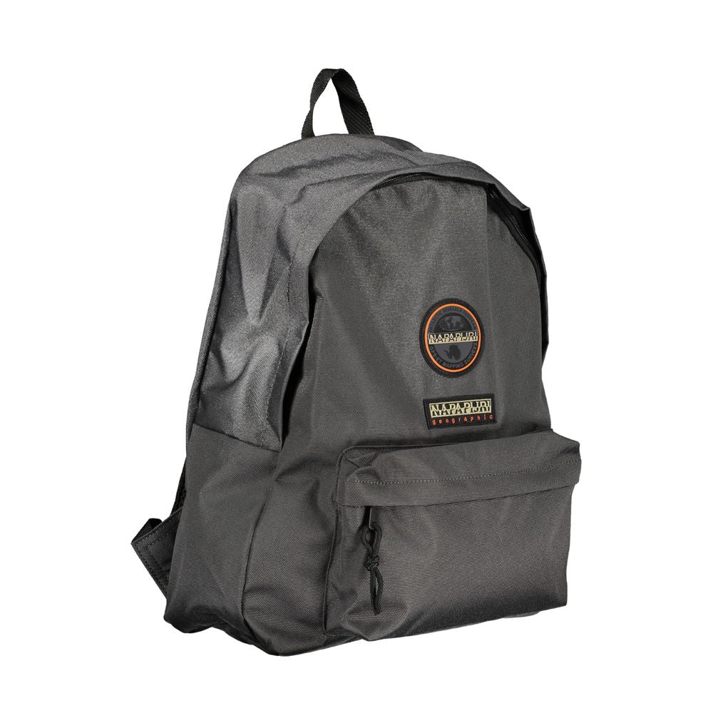 Gray Cotton Backpack