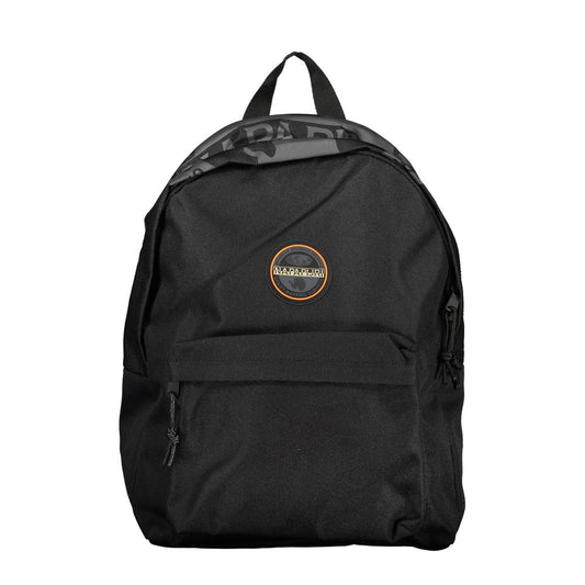 Black Cotton Backpack