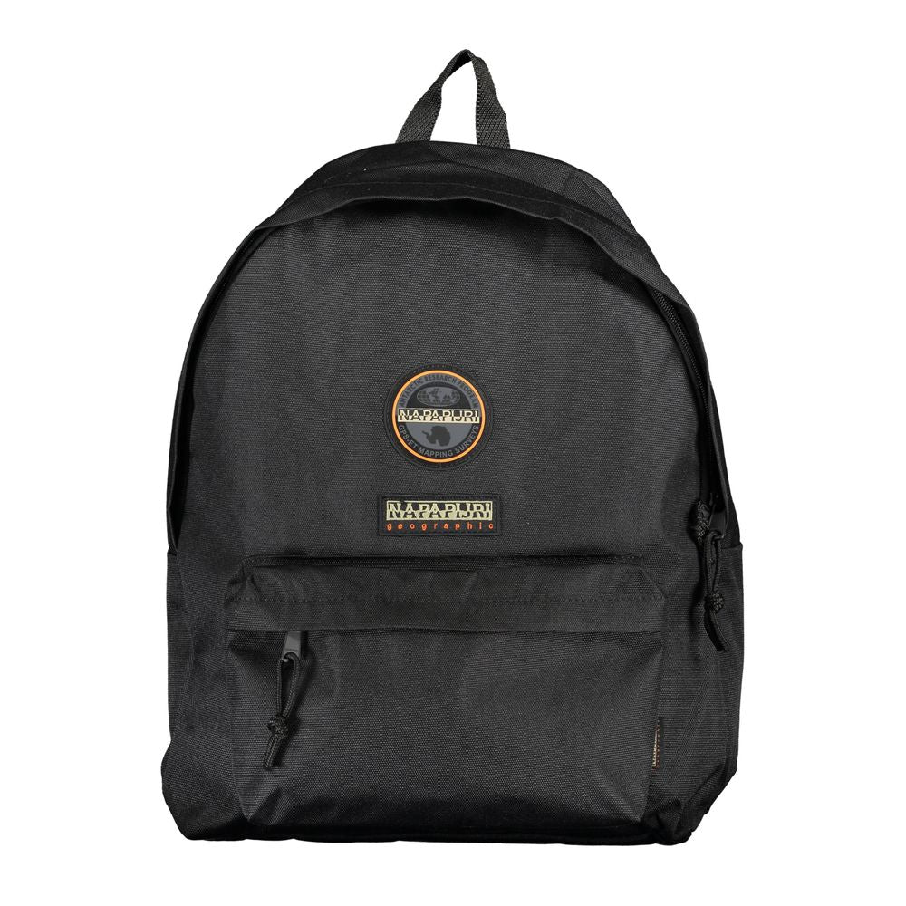 Black Cotton Backpack