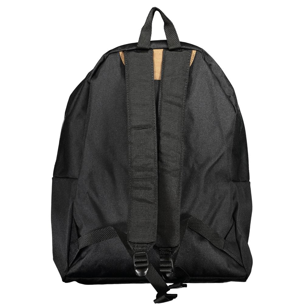 Black Cotton Backpack