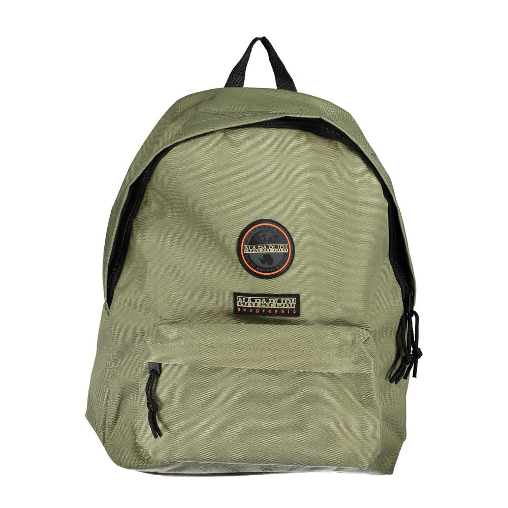 Green Cotton Backpack