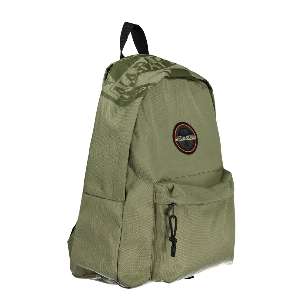 Green Cotton Backpack