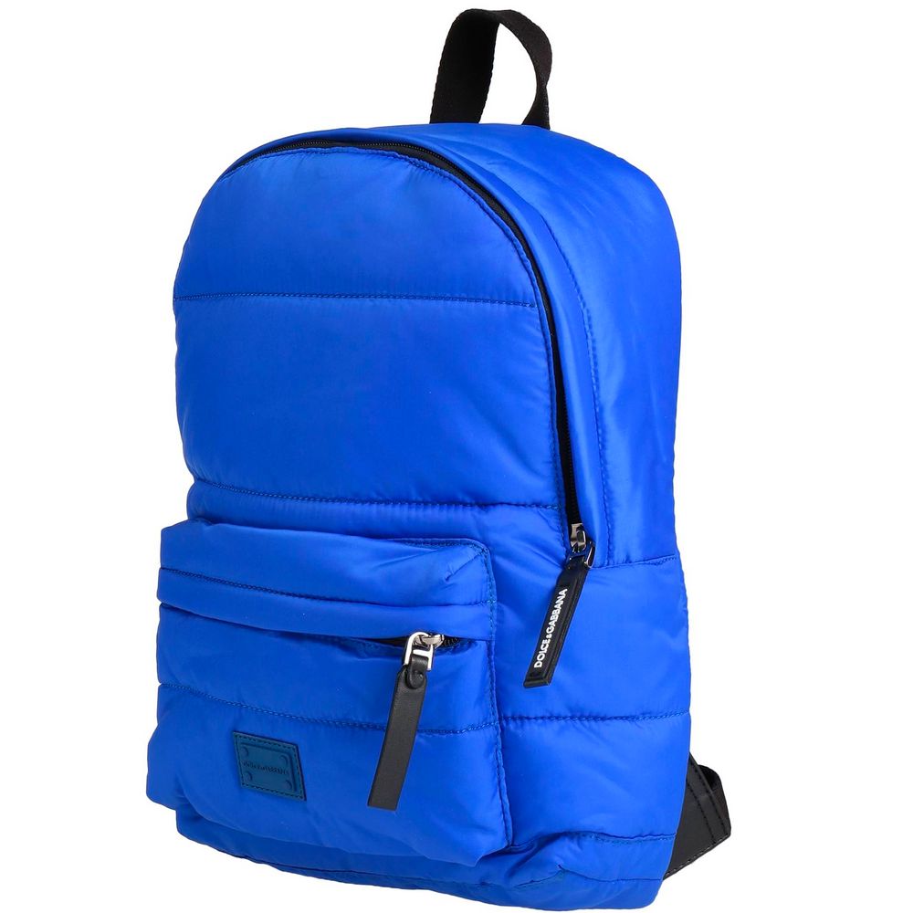 Blue Nylon Backpack