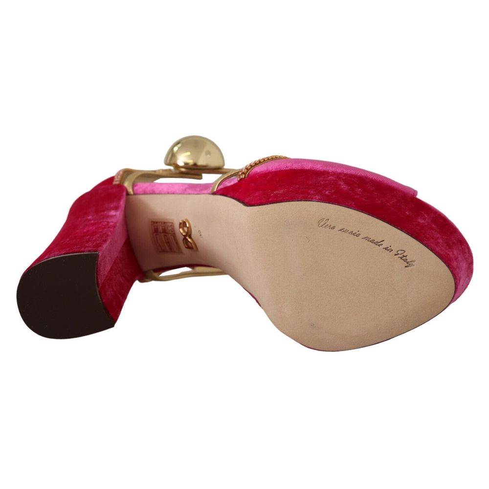 Fuchsia Viscose Sandal