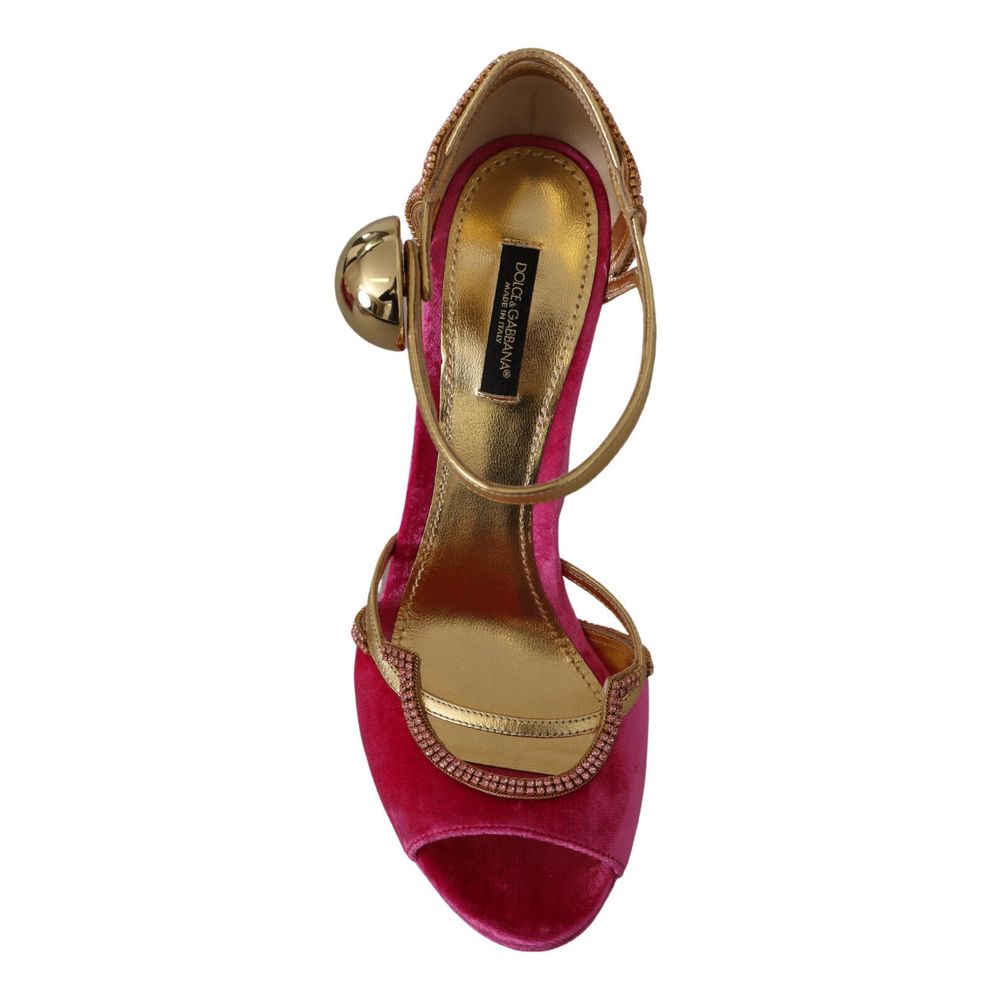 Fuchsia Viscose Sandal