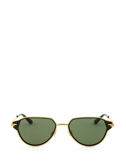 Golden Metal Sunglasses