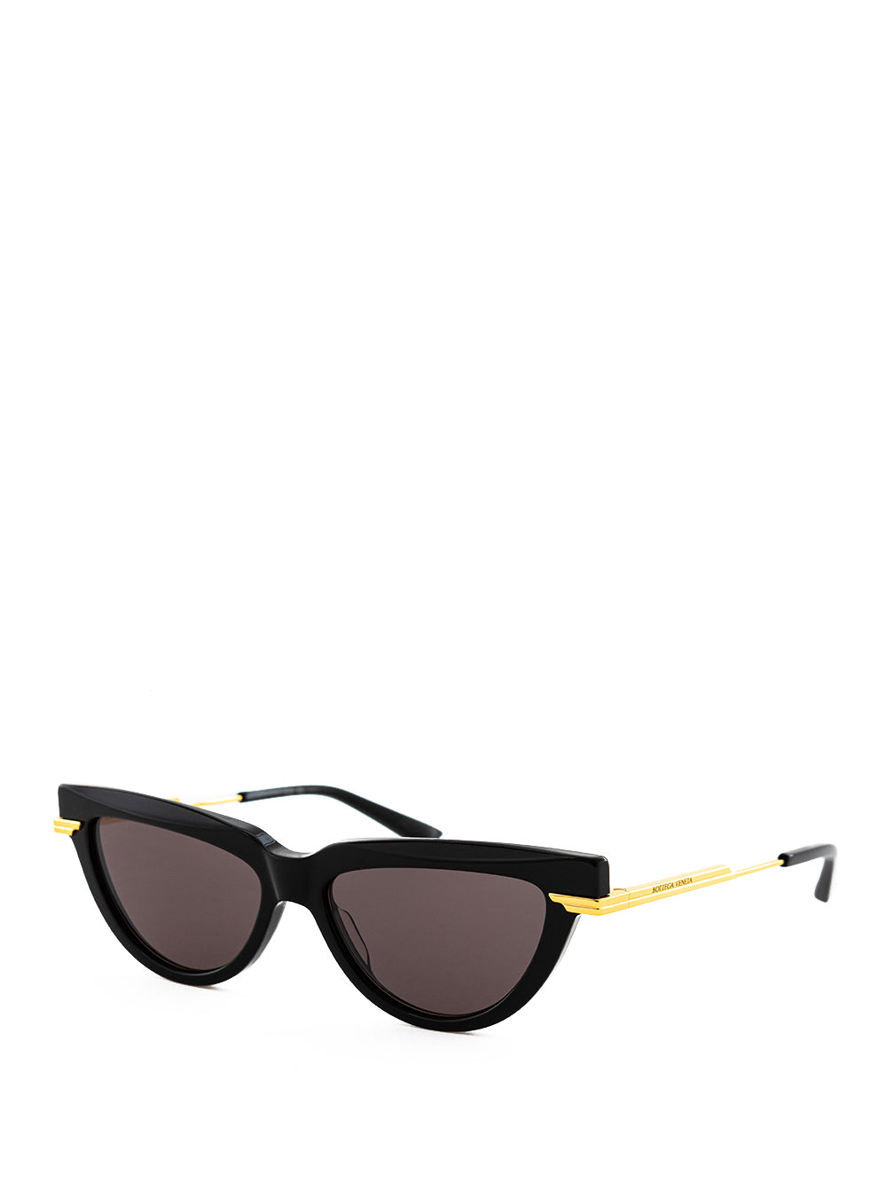 Black Sunglasses with Golden Details