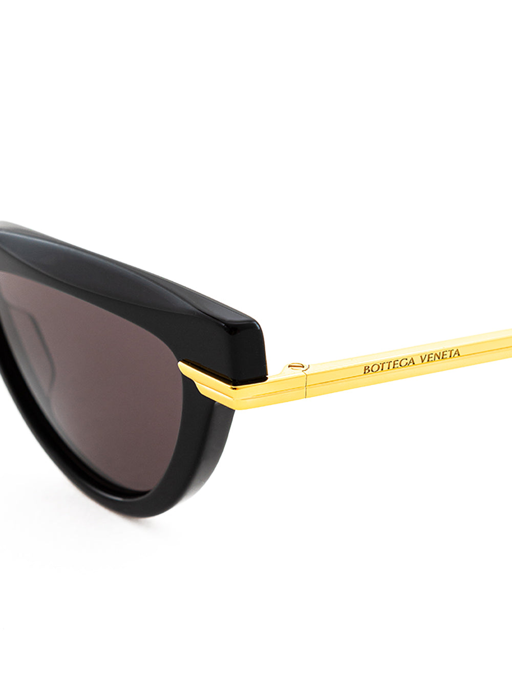 Black Sunglasses with Golden Details