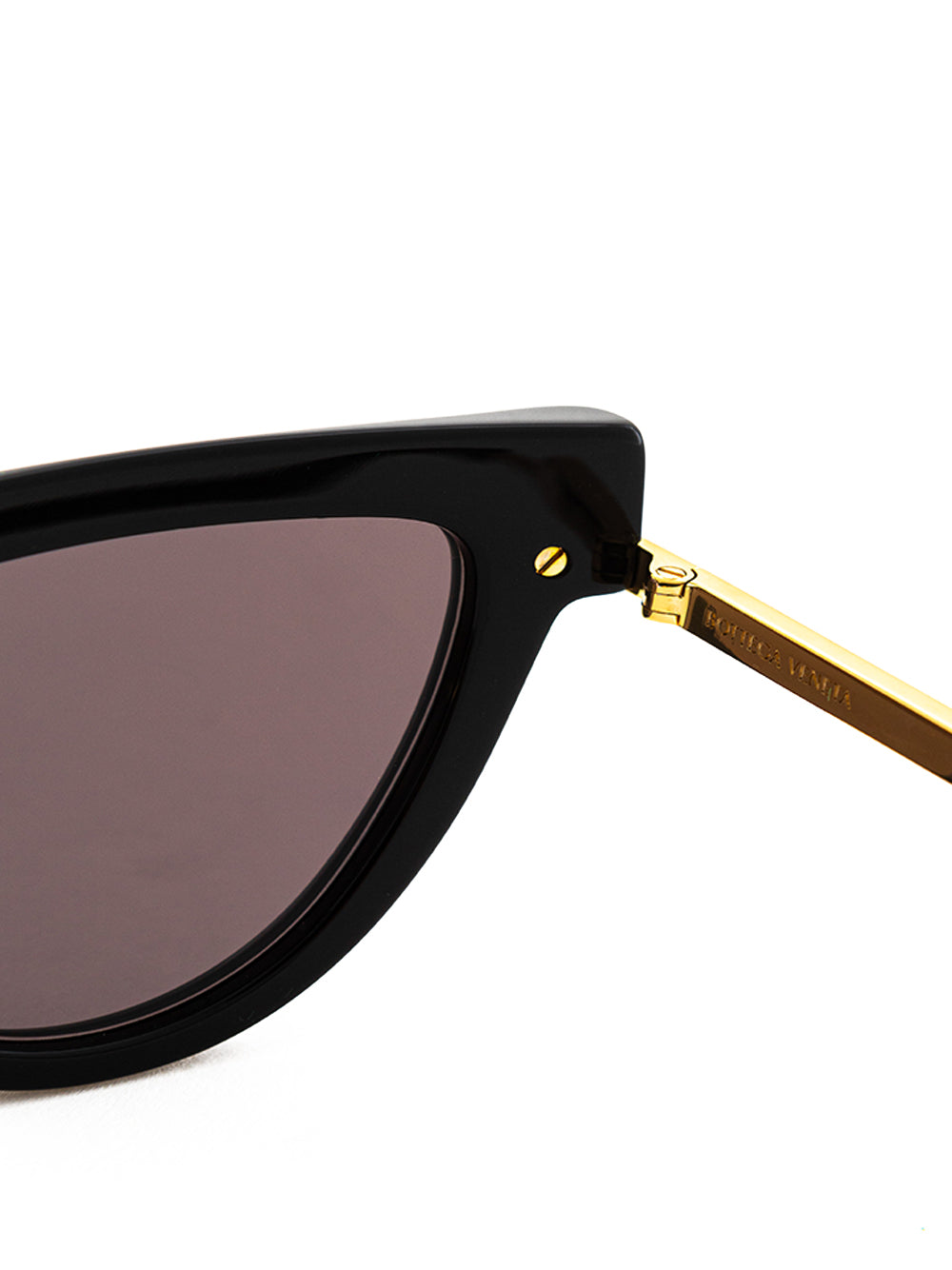 Black Sunglasses with Golden Details