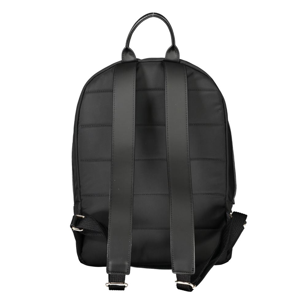 Black Polyester Backpack