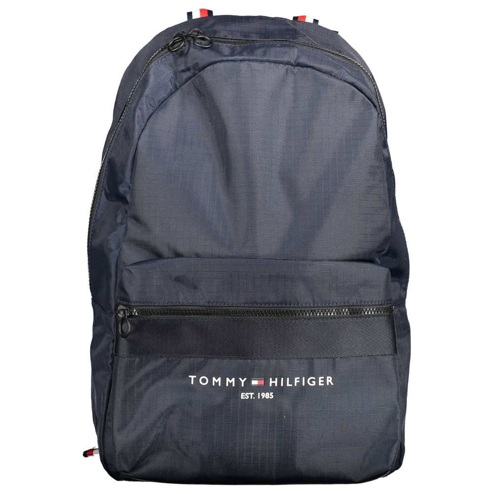 Blue Polyester Backpack