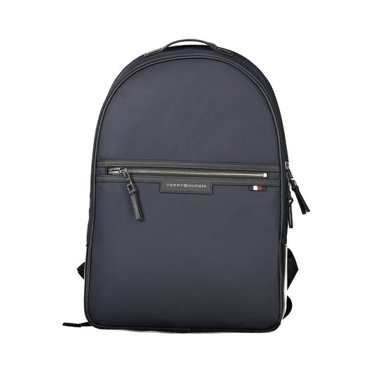 Blue Polyester Backpack