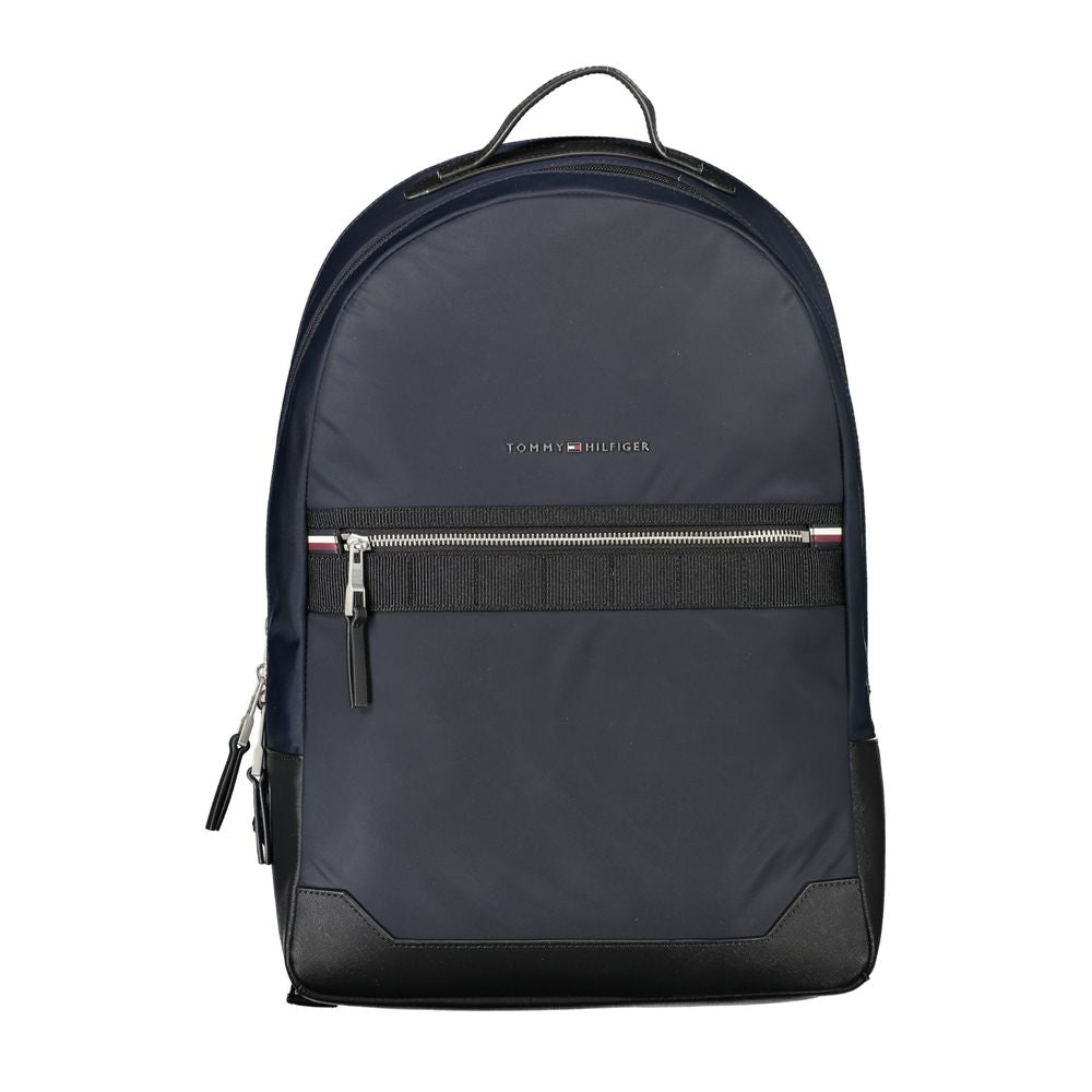 Blue Polyester Backpack