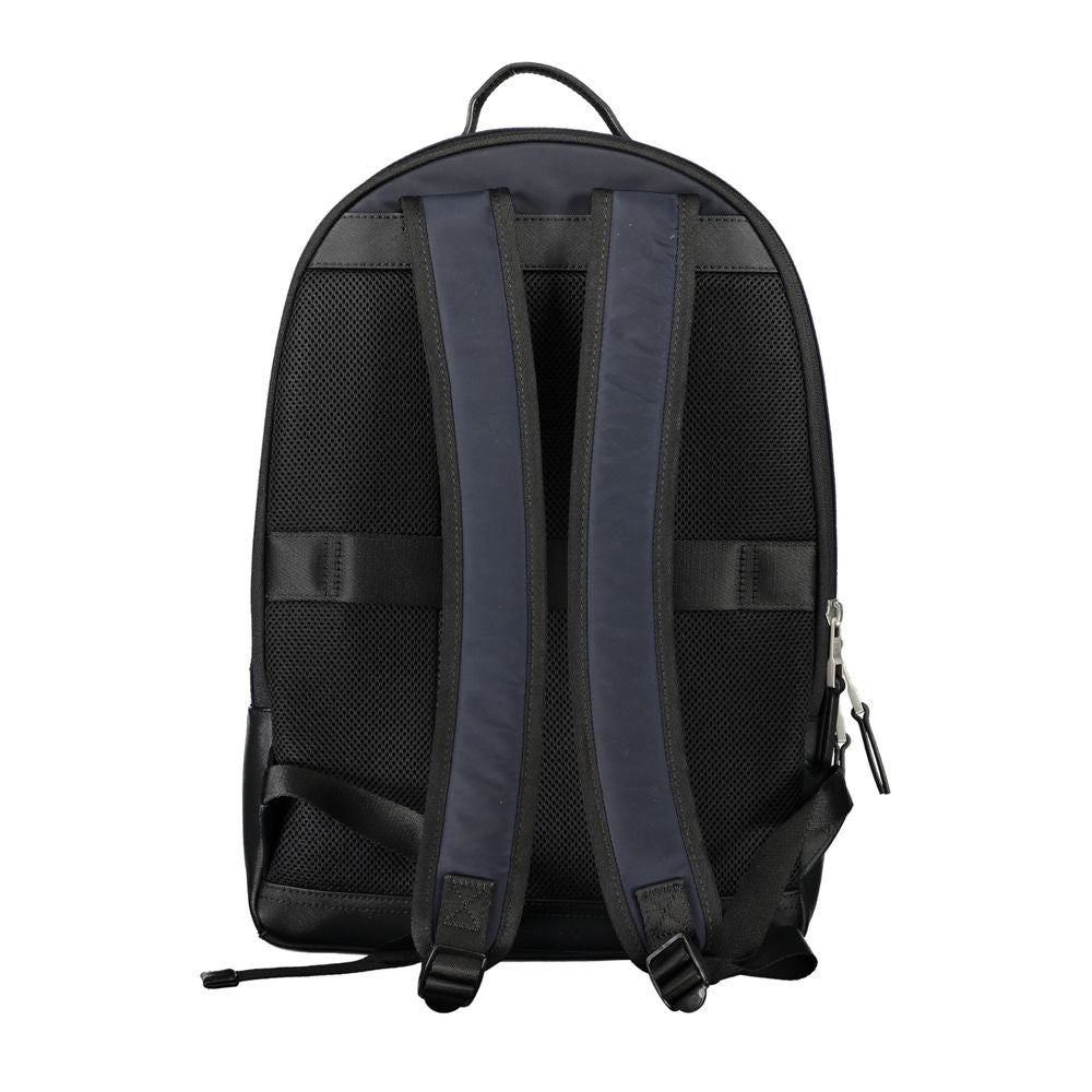 Blue Polyester Backpack