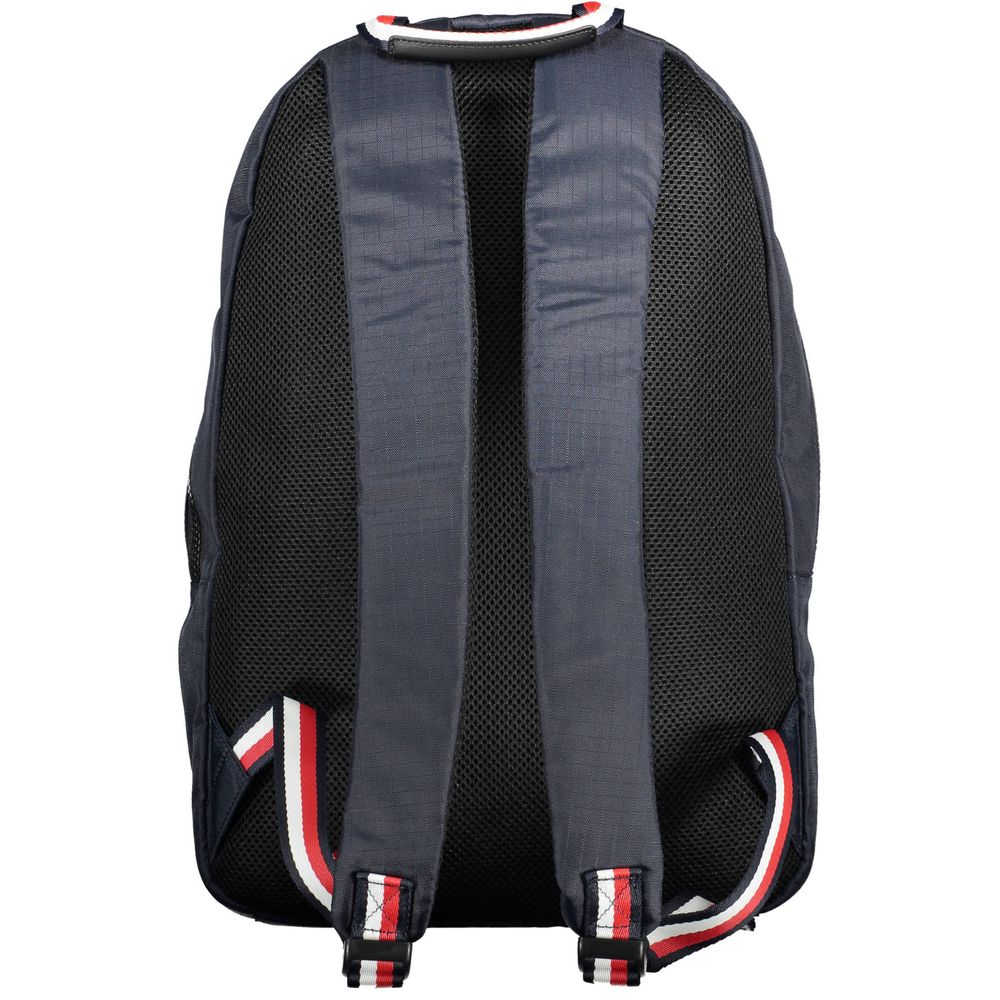 Blue Polyester Backpack