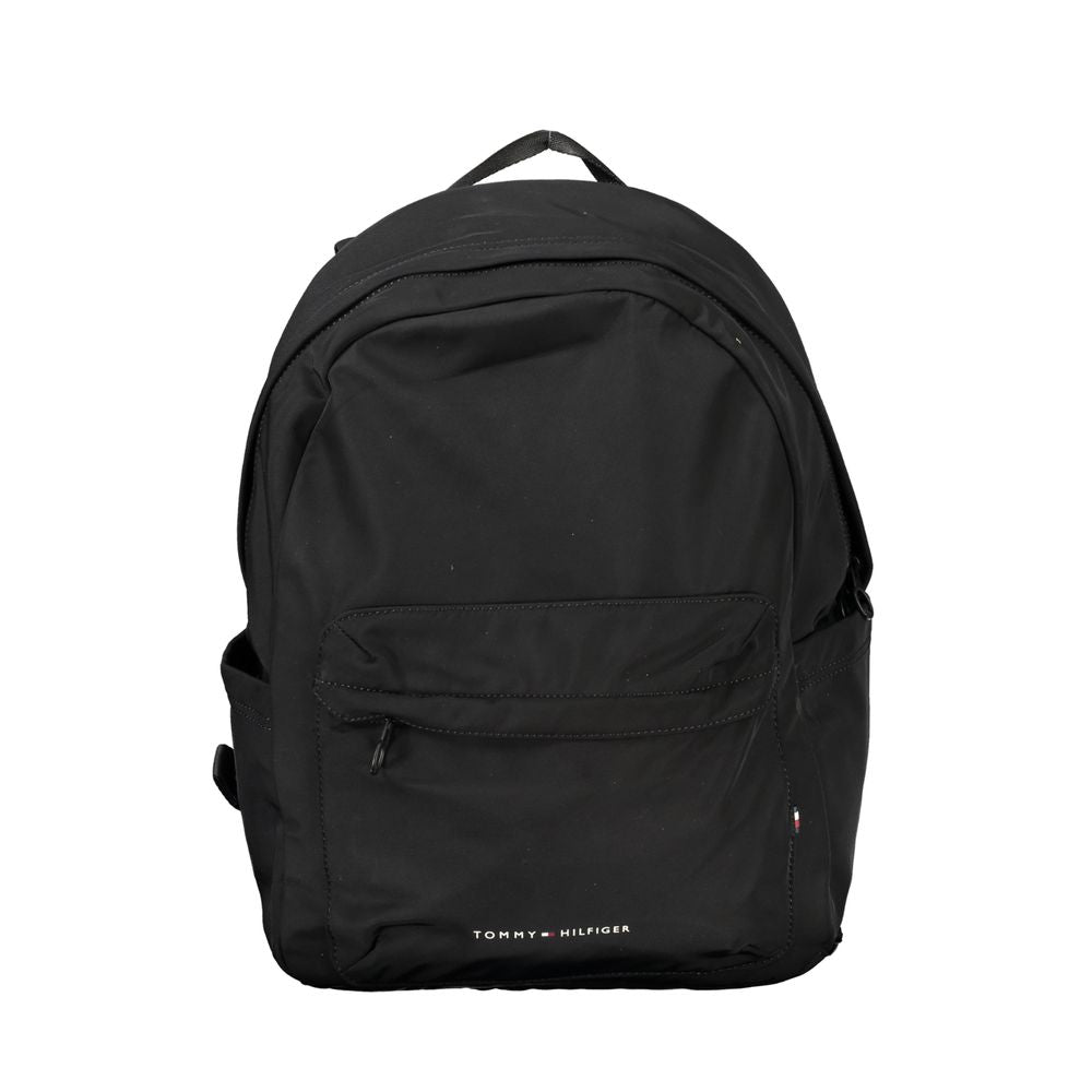 Black Polyester Backpack