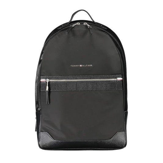 Black Polyester Backpack