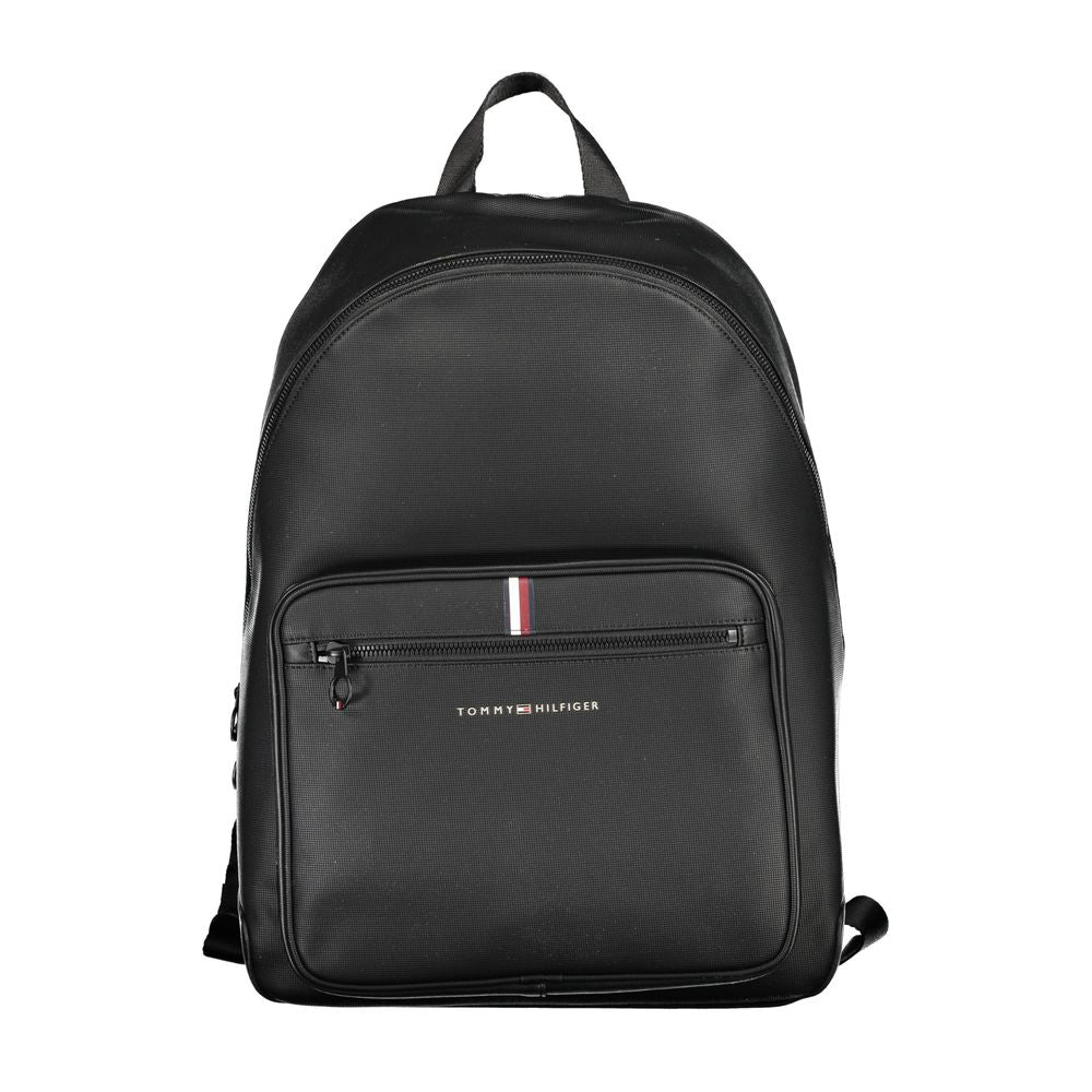 Black Polyethylene Backpack