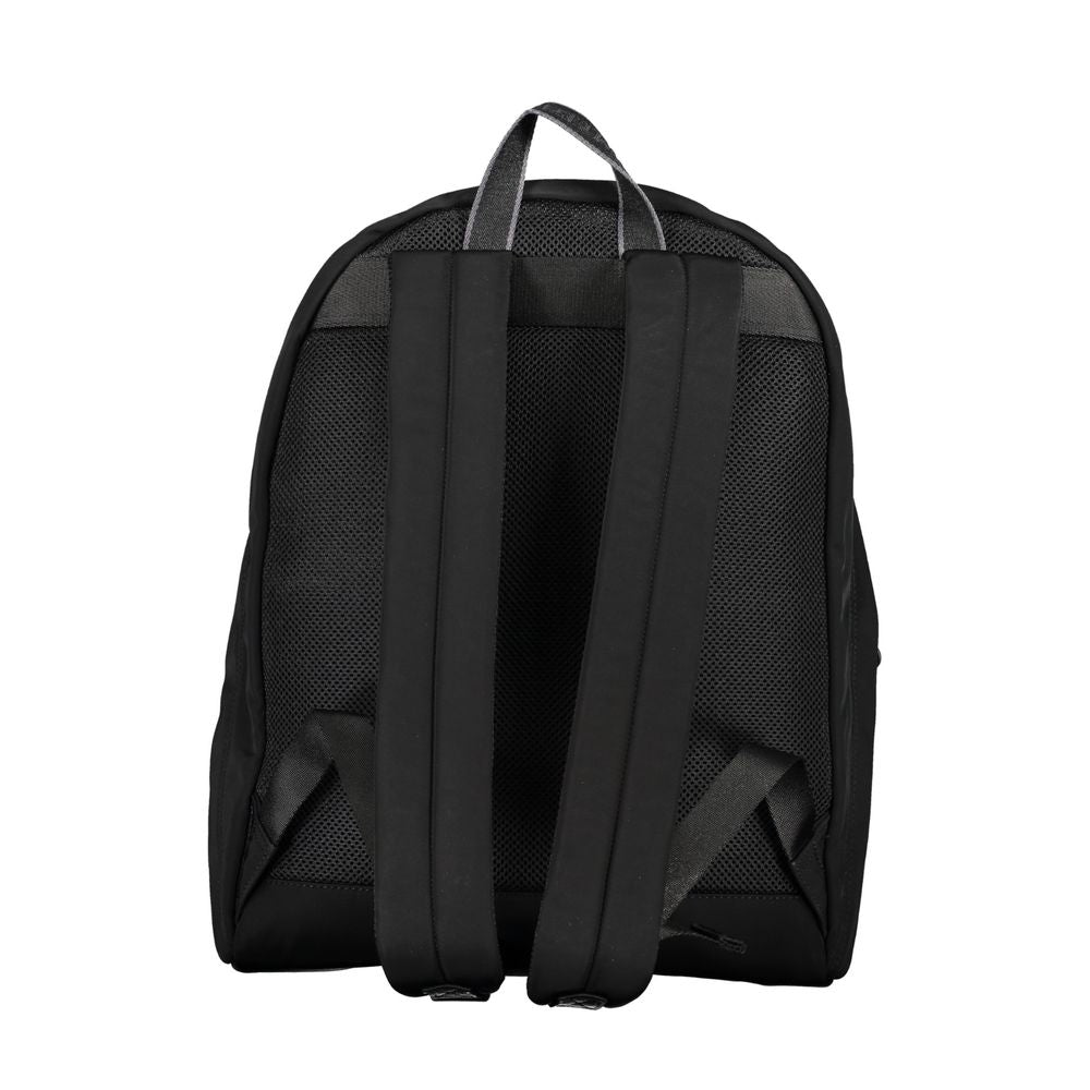 Black Polyester Backpack