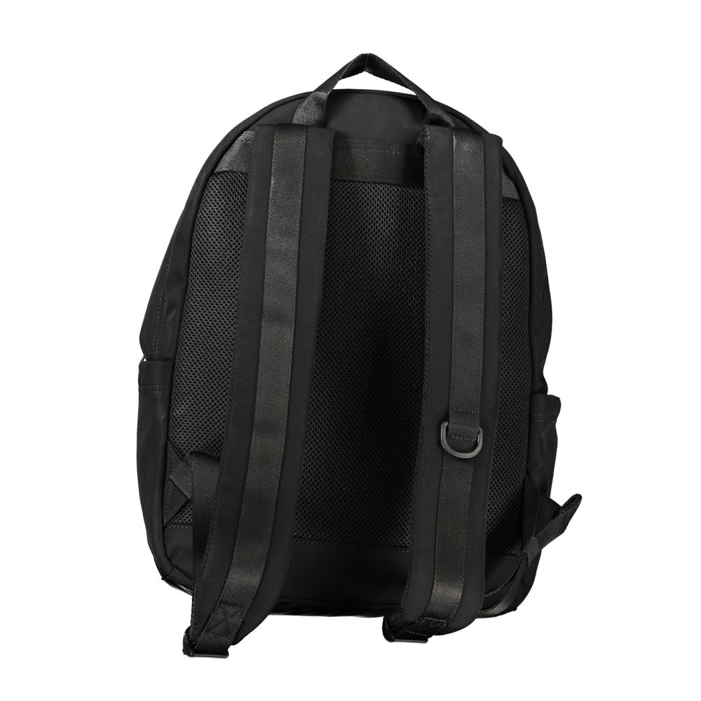 Black Polyester Backpack