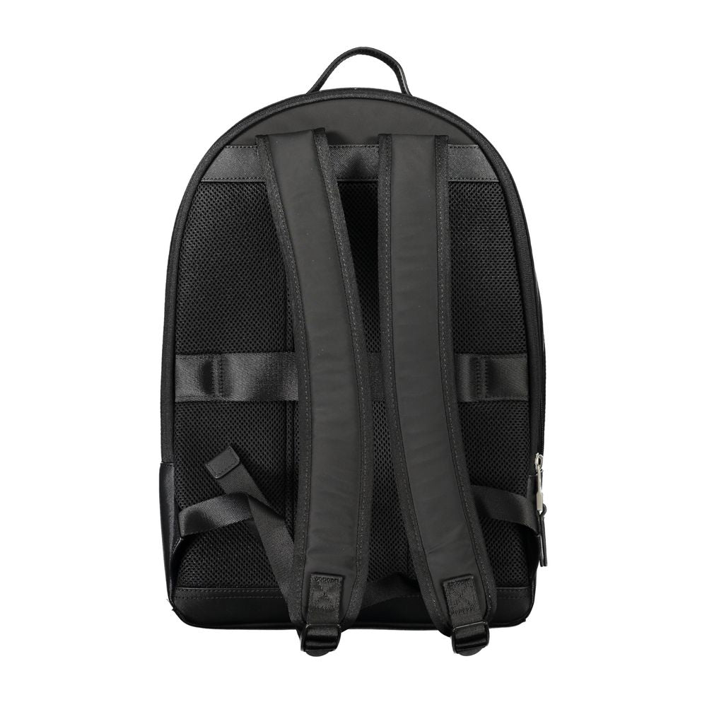 Black Polyester Backpack