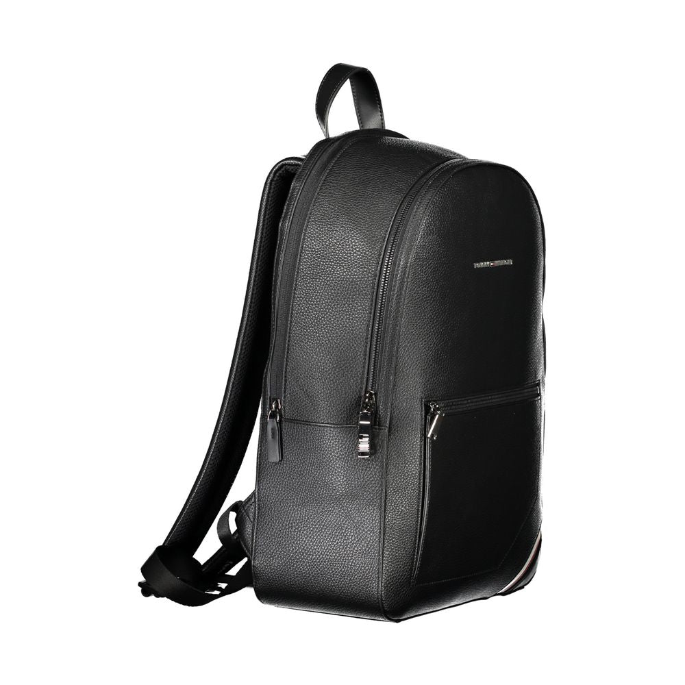 Black Polyethylene Backpack