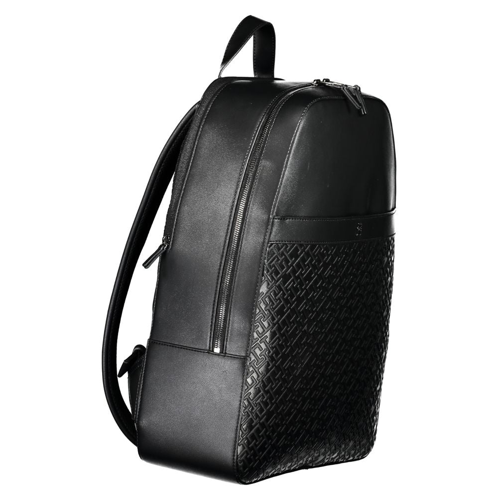 Black Polyethylene Backpack