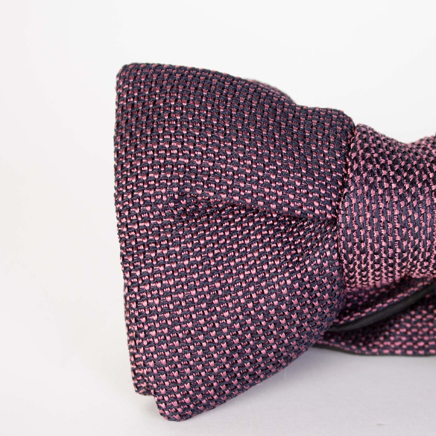 Micro Print Silk Tom Ford Bow Tie Violet Black