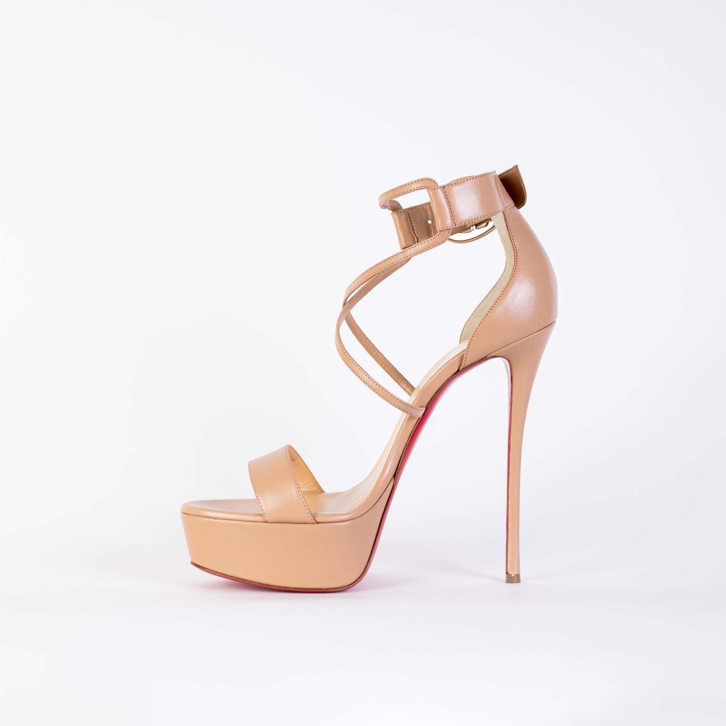 Christian Louboutin Pink Leather Sandals