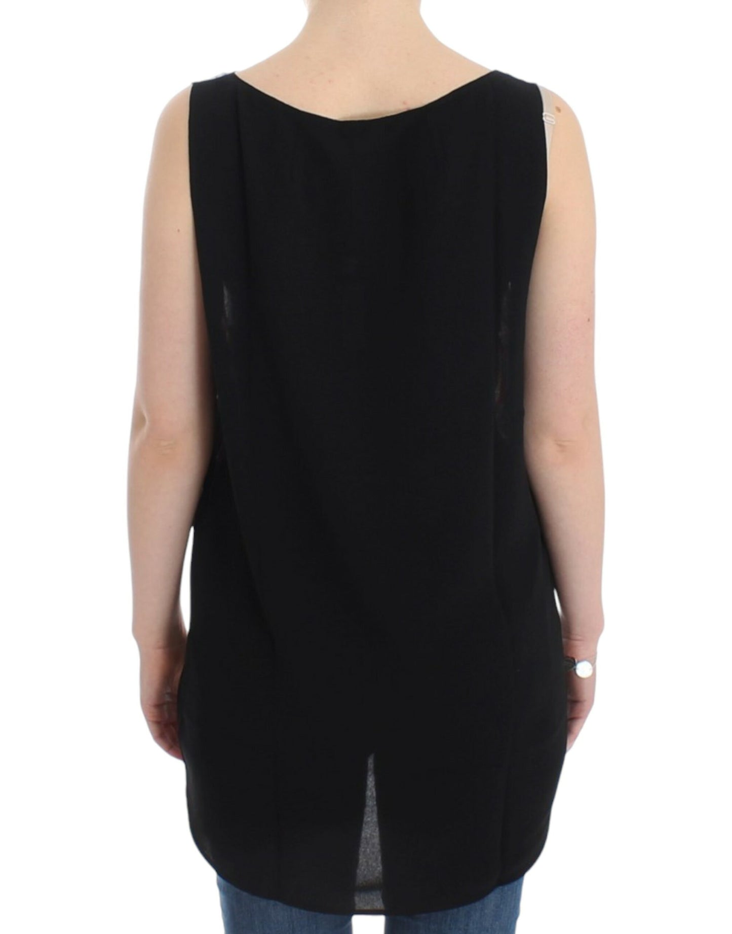 Multicolor sleeveless top