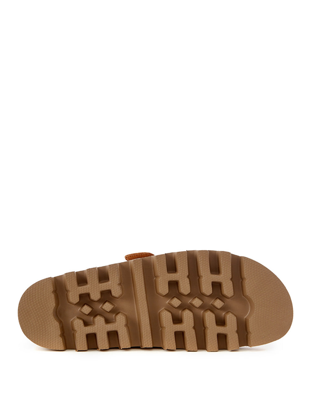 Biscuit Brown Suede Sandal 'Buckles' Slipper