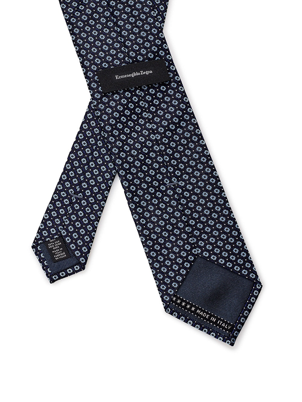 Micro Printed Silk Tie