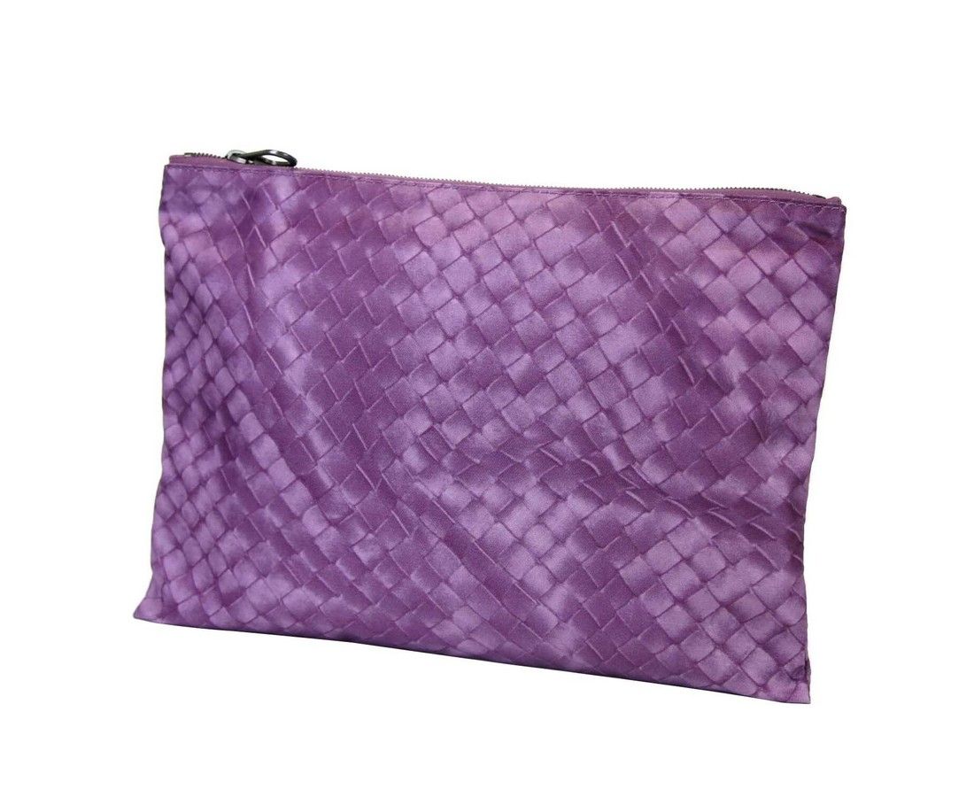 Women's Medium Purple Pouch Cosmetic Bag